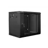 Rack a parete LANBERG 9U (600×450×507 mm) IP20, carico max. 60 kg, nero