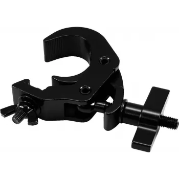 Gancio di sicurezza a sgancio rapido EUROLITE TH-260S nero — gancio di bloccaggio compatto per rigging