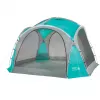 Event Dome Shelter L, 3,65 x 3,65m, gazebo azzurro/grigio
