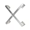 Supporto per cavi Extralink Four arms aluminium frame S500 — 500 x 500 x 70 mm, scrivania/parete, alluminio