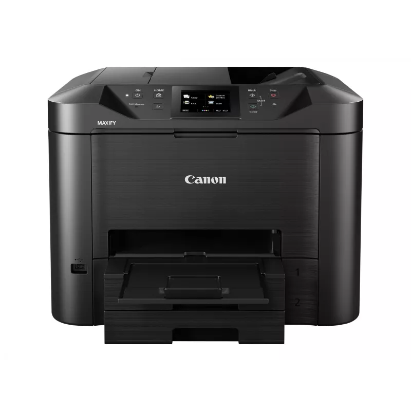 Stampante multifunzione a getto d'inchiostro a colori Canon MAXIFY MB5450 A4, stampa/scansione/copia/fax, LAN, Wi-Fi, fronte-retro, ADF