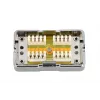 Presa Extralink CAT6 STP, connettore passante, argento