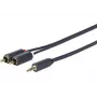Cavo audio Vivolink PROMJRCA5 5 m 3,5 mm 2 x RCA nero