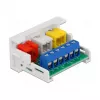 Modulo RCA DeLOCK Easy 45 3 x RCA femmina 22,5 x 45 mm