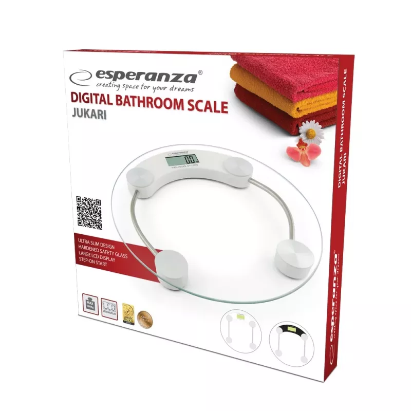 Esperanza EBS007W Bilancia pesapersone Circle White Bilancia pesapersone elettronica
