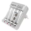 Caricabatterie per Ni-MH / Ni-Cd AA / AAA / 9V