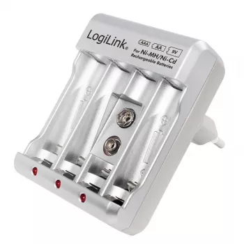 Caricabatterie per Ni-MH / Ni-Cd AA / AAA / 9V