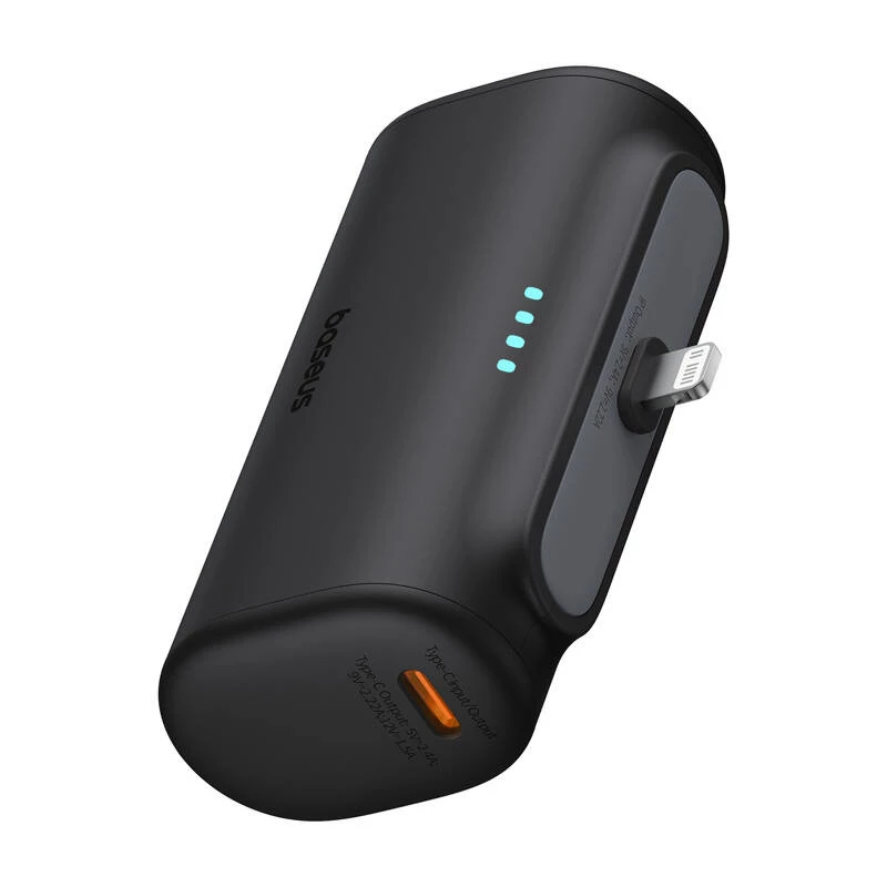 Powerbank Baseus Compact (IP Edition) 20W USB-C Fast Charge 5000mAh Cluster nero