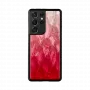 Custodia per smartphone iKins per Samsung Galaxy S21 Ultra — Pink Lake nero