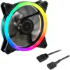 Ventola per case SHARKOON Shark Blades PWM ARGB 120mm - nero