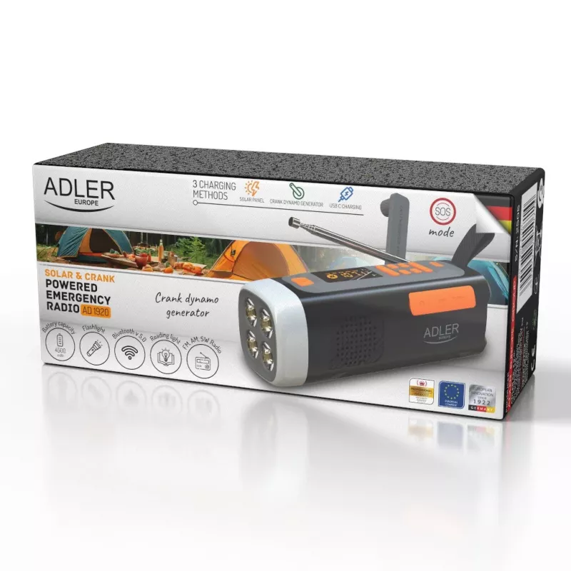ADLE AD1920 radio di emergenza con energia solare