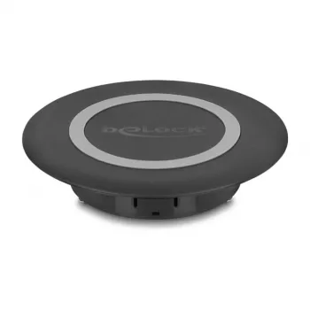 Caricabatterie da interno DeLOCK 66284 smartphone nero USB senza fili