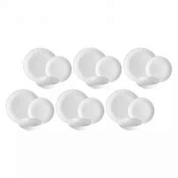LA PORCELLANA BIANCA SOGNANTE set stoviglie (18 pz