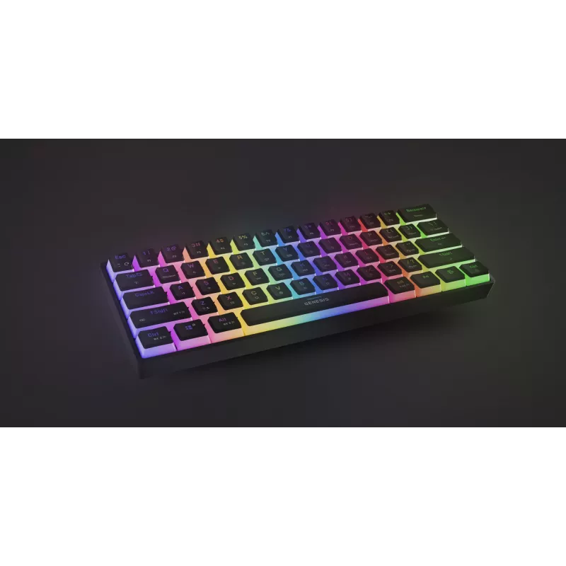 TASTIERA GAMING GENESIS THOR 660 G2 US NERA WIRELESS RGB MECCANICA GATERON BROWN