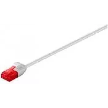 Wentronic Goobay cavo patch slim CAT 6, U/UTP, grigio, 15 m - materiale in rame (93735)