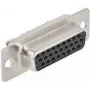Connettore per filo DeLOCK 66717 D-Sub HD 26 poli nero argento