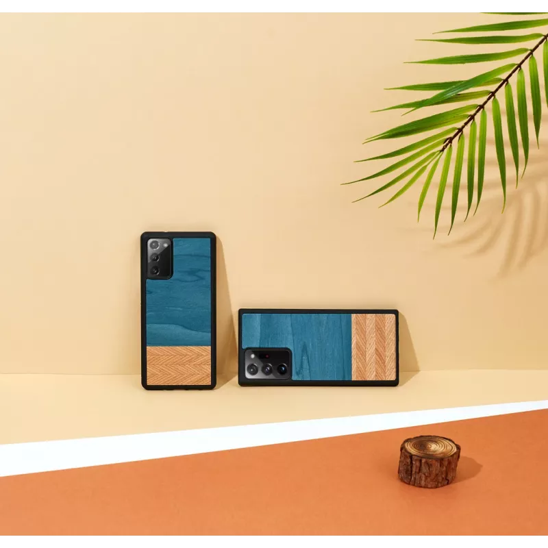 Custodia per cellulare man and wood Galaxy Note 20 Ultra Denim nero