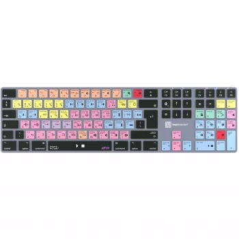 Tastiera LogicKeyboard LKB-PT-TM — full-size (100%) Bluetooth QWERTZ tedesco, grigio titanio