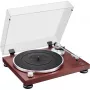 Giradischi audio a trasmissione a cinghia Audio-Technica AT-LPW50BTRW marrone manuale