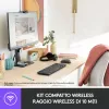 Logitech Wireless Combo MK220 - Set tastiera e mouse - wireless - 2,4 GHz - italiano - grigio scuro (920-003721)