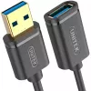 Cavo USB UNITEK Y-C457GBK USB 3.2 Gen 1 (3.1 Gen 1) 1 m USB A nero