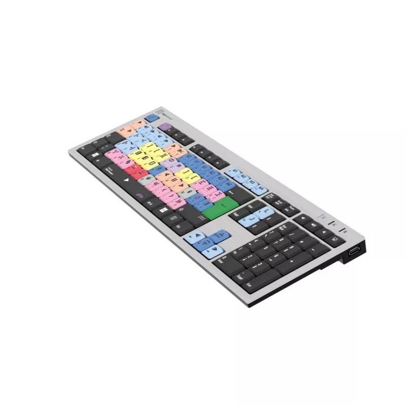 Logickeyboard LKB-MCOM4-AJPU-FR tastiera USB AZERTY francese argento (LKB-MCOM4-AJPU-FR)