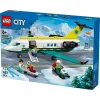 LEGO City Aereo di soccorso 60465 – piccolo set da costruzione aereo di soccorso, 403 pezzi, 4 minifigure, età 6+
