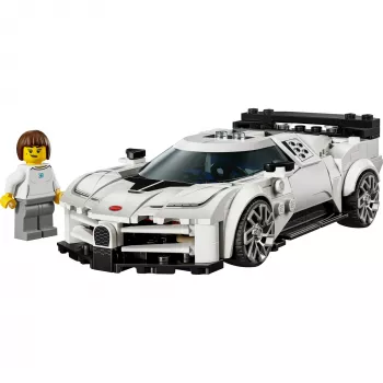 Set giocattolo da costruzione LEGO Bugatti Centodieci Speed Champions 77240 – 291 pezzi, 1 minifigure, da 9 anni