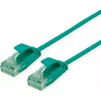 Cavo patch UTP ROLINE RM Cat6A/Cl.EA slim verde 5m - UTP (21.45.3437)