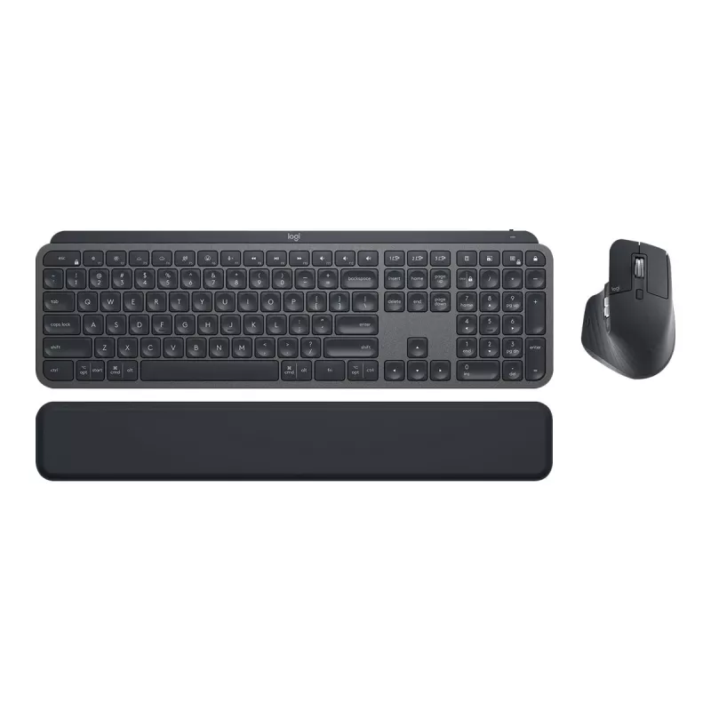 Logitech MX Keys Combo for Business - Set Tastiera e Mouse - retroilluminato - wireless - Bluetooth LE - QWERTY - GB - Grafite