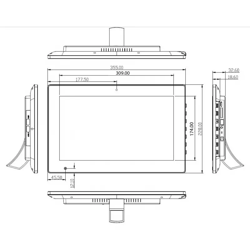 Tablet touch display ALLNET PrimeOne-180 18