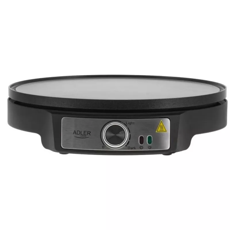 Adler AD 3093 Crepiera elettrica double-face 2 in 1, 1600 W, nero
