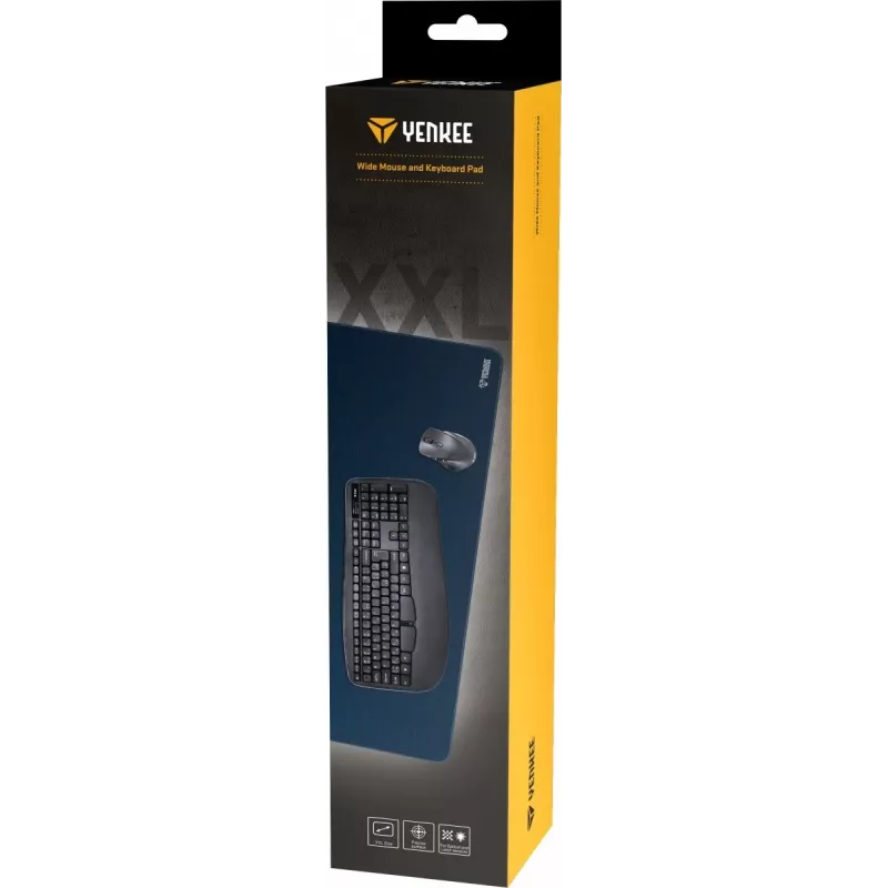 Tappetino per mouse e tastiera YENKEE YPM 9040BE Office XXL