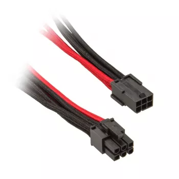 Cavo SilverStone PCIe 6 pin a PCIe 6 pin 250mm - nero/rosso