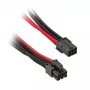 Cavo SilverStone PCIe 6 pin a PCIe 6 pin 250mm - nero/rosso