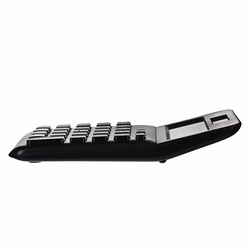 Casio MS-8F calcolatrice da tavolo base, a 8 cifre, a batteria/solare, nera