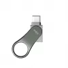 Chiavetta USB Silicon Power Mobile C80 64 GB USB Type-A / USB Type-C 3.0 (3.1 Gen 1) titanio