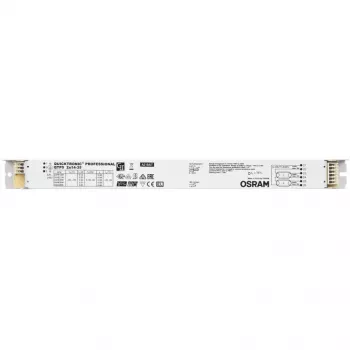 Alimentatore/LED driver Osram QTP5 2X14…35, durata 100000 h, ingresso 198–264 V, 50/60 Hz, 24 A, -20–50 °C, 30×360×21 mm