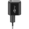 Caricabatterie Goobay 65331 caricabatterie rapido AC per interni nero USB Type-C