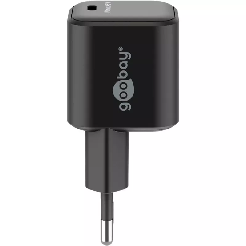 Caricabatterie Goobay 65331 caricabatterie rapido AC per interni nero USB Type-C