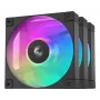 DeepCool FD12 ARGB R-FD12-BKAPN3-G ventole per case, 120 mm (120x120x25), 12 V, confezione da 3, nere