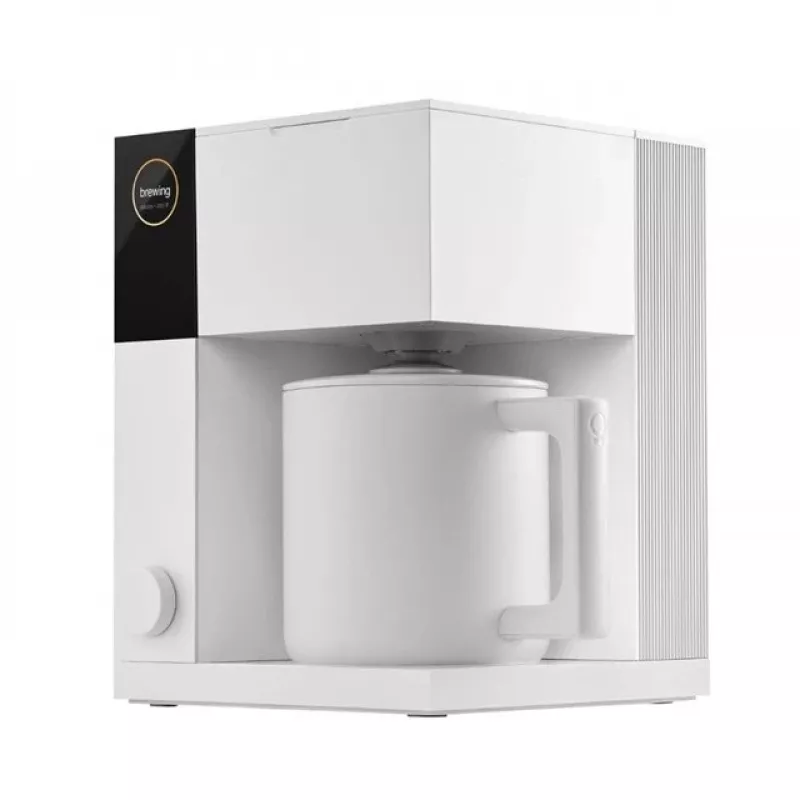 Fellow Aiden macchina da caffè, 1,5 L, 10 tazze, bianco opaco