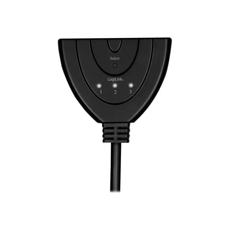 LogiLink - Splitter/switch video/audio - 3 x HDMI - Desktop