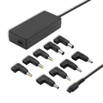 Alimentatore universale automatico Qoltec 50012 90W | 9 connettori | +cavo di alimentazione