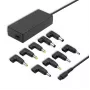 Alimentatore universale automatico Qoltec 50012 90W | 9 connettori | +cavo di alimentazione