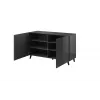 Cama Sideboard 2D REJA grigio grafite lucido/grigio grafite lucido