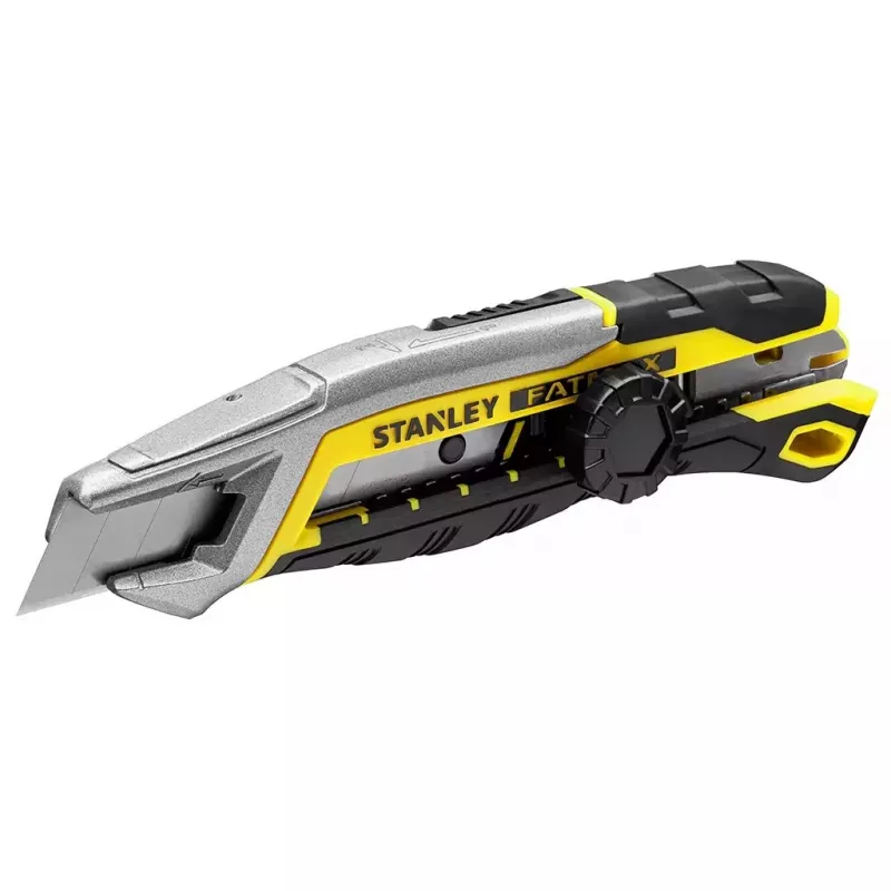 Taglierino Stanley FMHT10592-0 nero acciaio inox giallo 18 mm larghezza 165 mm lunghezza