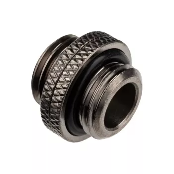 Adattatore Alphacool G1/4 maschio a G1/4 maschio, raccordo angolare metallico, nero
