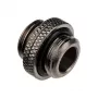 Adattatore Alphacool G1/4 maschio a G1/4 maschio, raccordo angolare metallico, nero