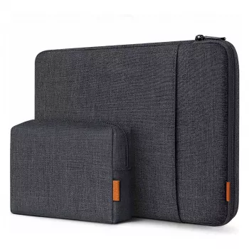Custodia sleeve Inateck LB01006 per dispositivi 33 cm (13 pollici), nero/grigio